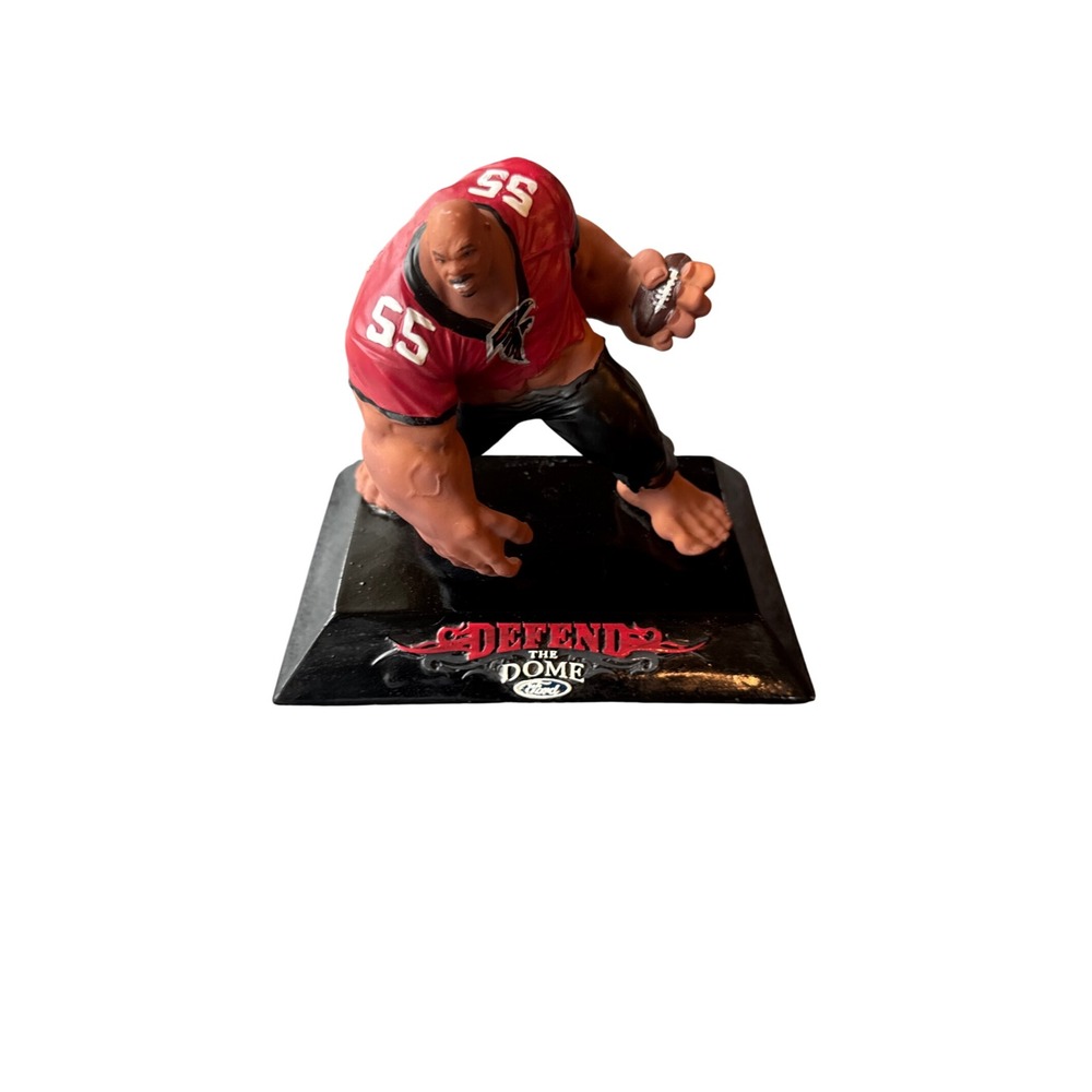 Atlanta Falcons John Abraham 55 Defend The Dome Ford Football Figure Statue